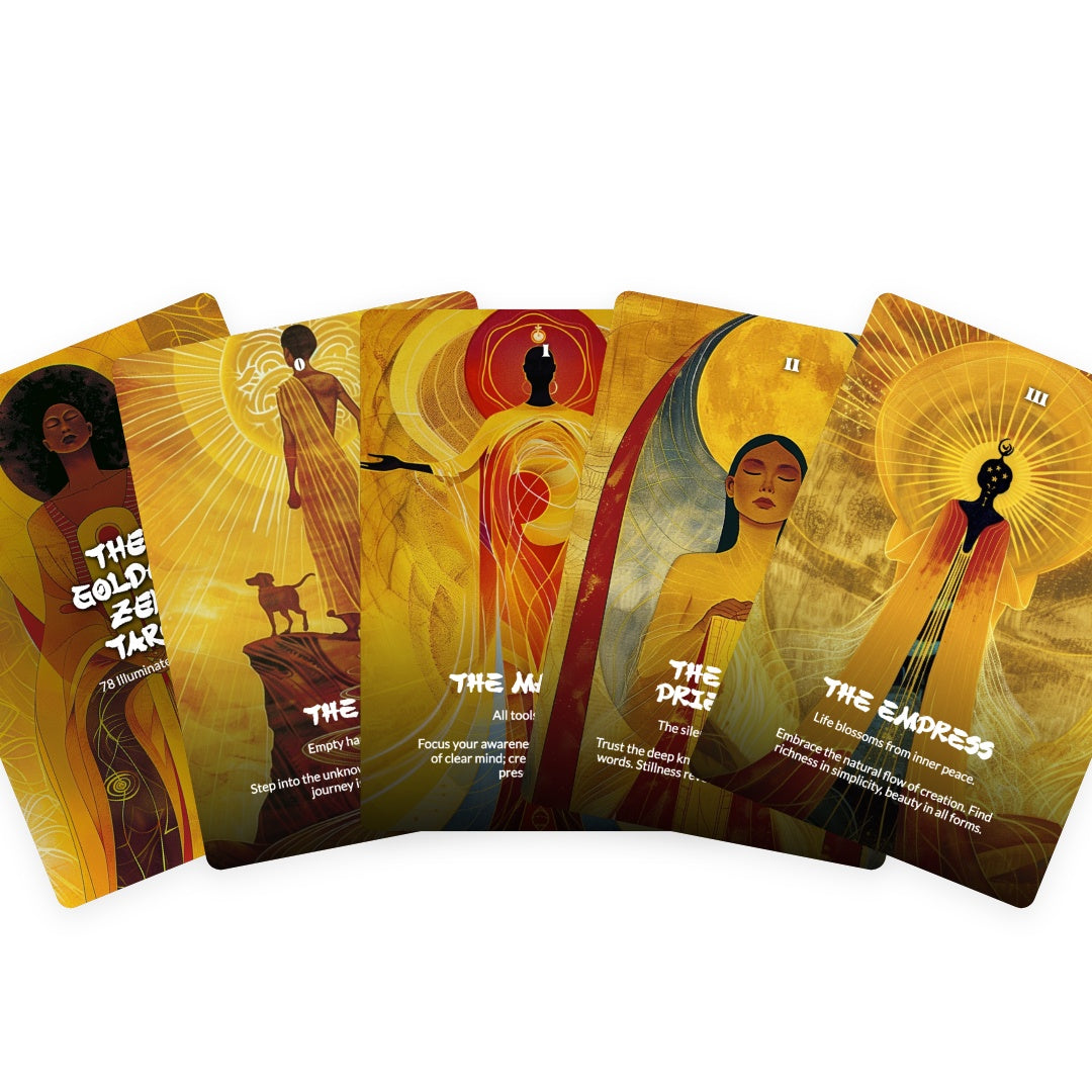 The Golden Zen Tarot - 78 Illuminated Wisdom