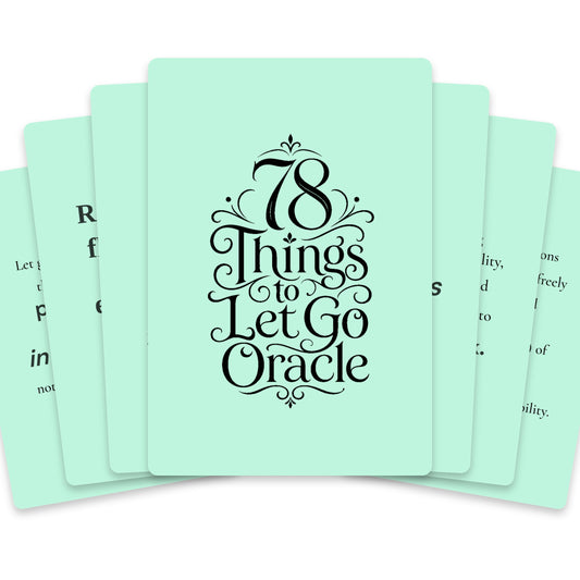 78 Things to Let Go Oracle — arrangement 1