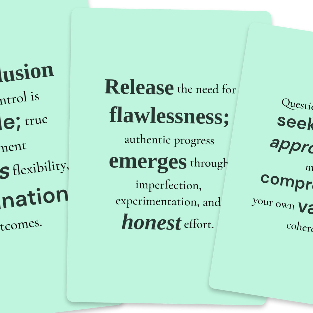 78 Things to Let Go Oracle — arrangement 4