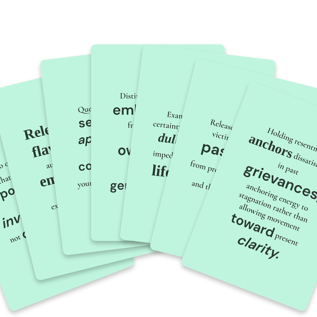 78 Things to Let Go Oracle — arrangement 9
