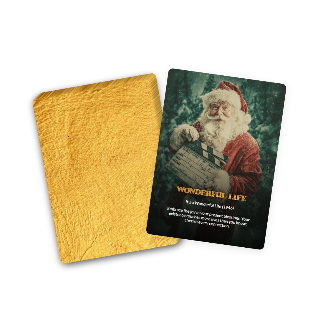 Hollywood Christmas Oracle - Glamorous and vintage silver-screen magic - 78 Cards