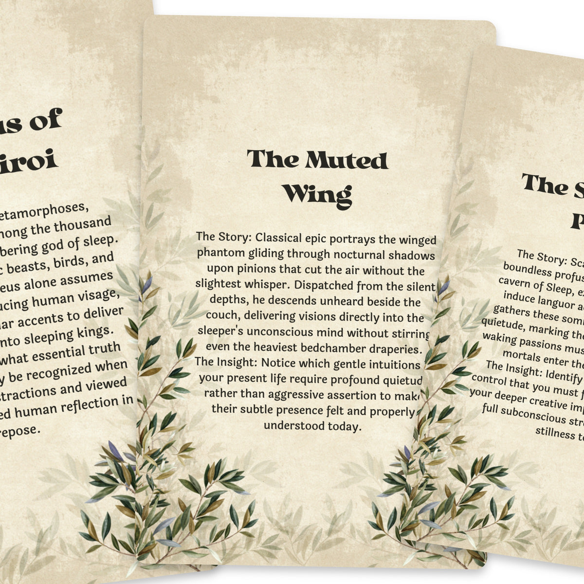 The Oracle of Morpheus – Dream God Oracle Cards, 22-Card Mythology Deck — arrangement 4