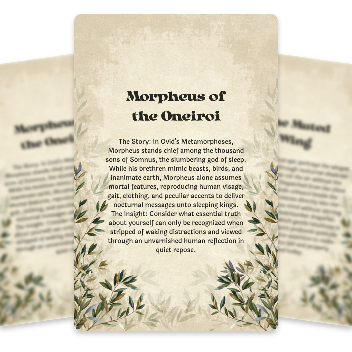 The Oracle of Morpheus – Dream God Oracle Cards, 22-Card Mythology Deck — arrangement 5