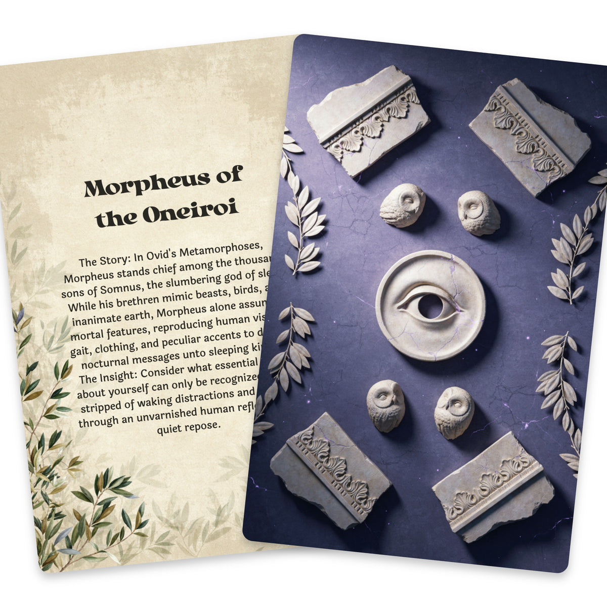 The Oracle of Morpheus – Dream God Oracle Cards, 22-Card Mythology Deck — arrangement 7