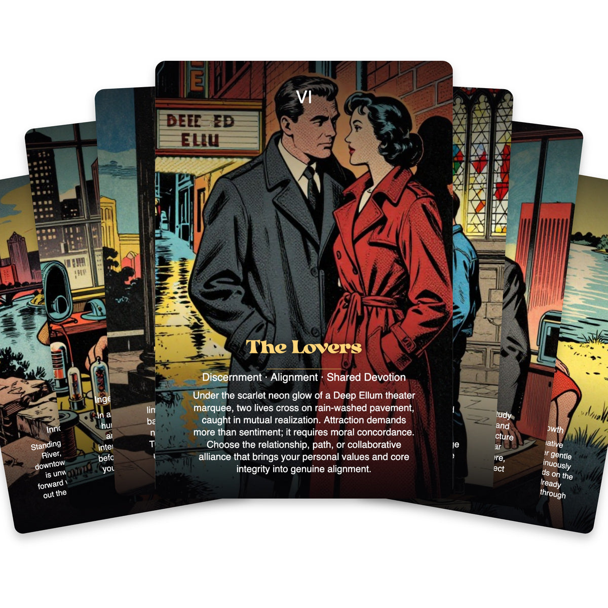 The Tarot of Dallas — arrangement 3