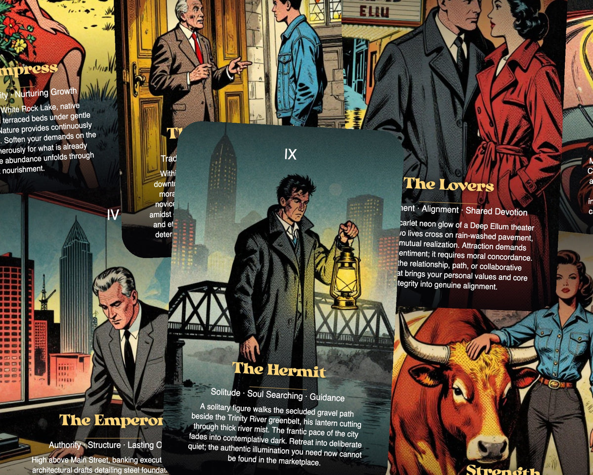 The Tarot of Dallas — arrangement 6