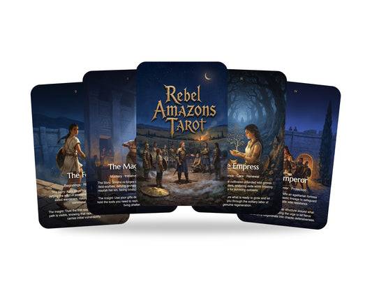 Rebel Amazons Tarot — arrangement 1