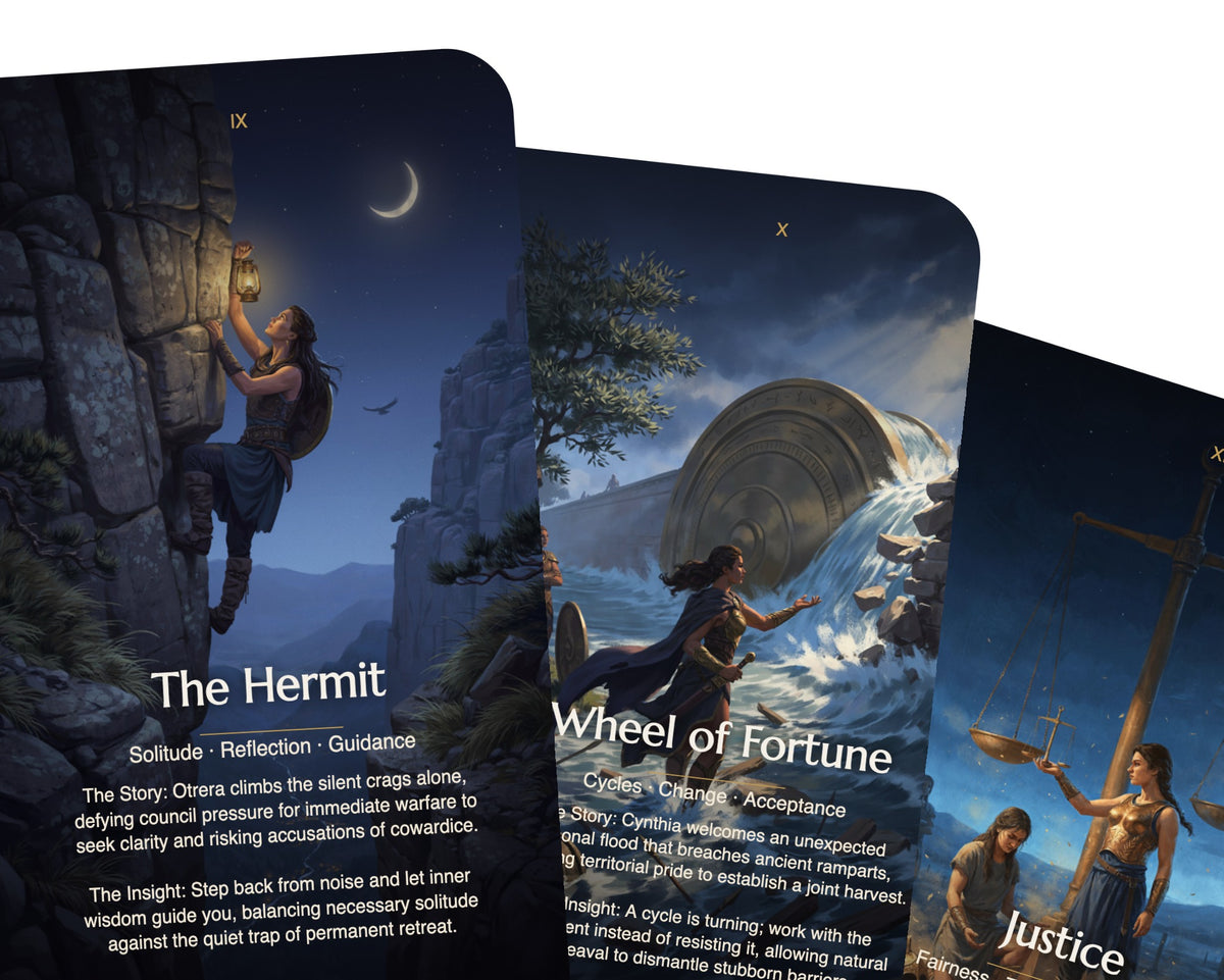 Rebel Amazons Tarot — arrangement 8