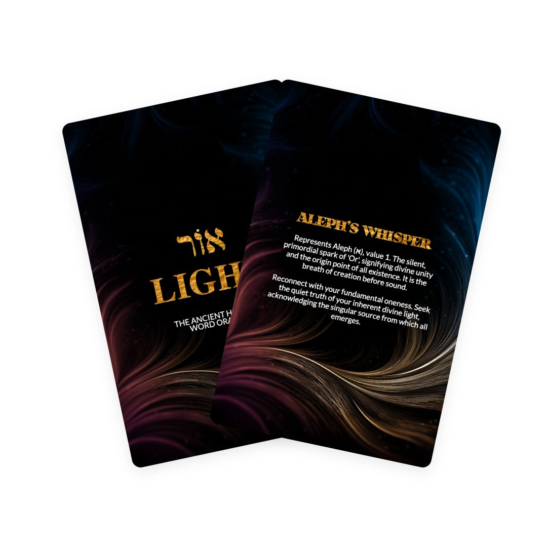 Or / Light - The Ancient Hebrew Word Oracle