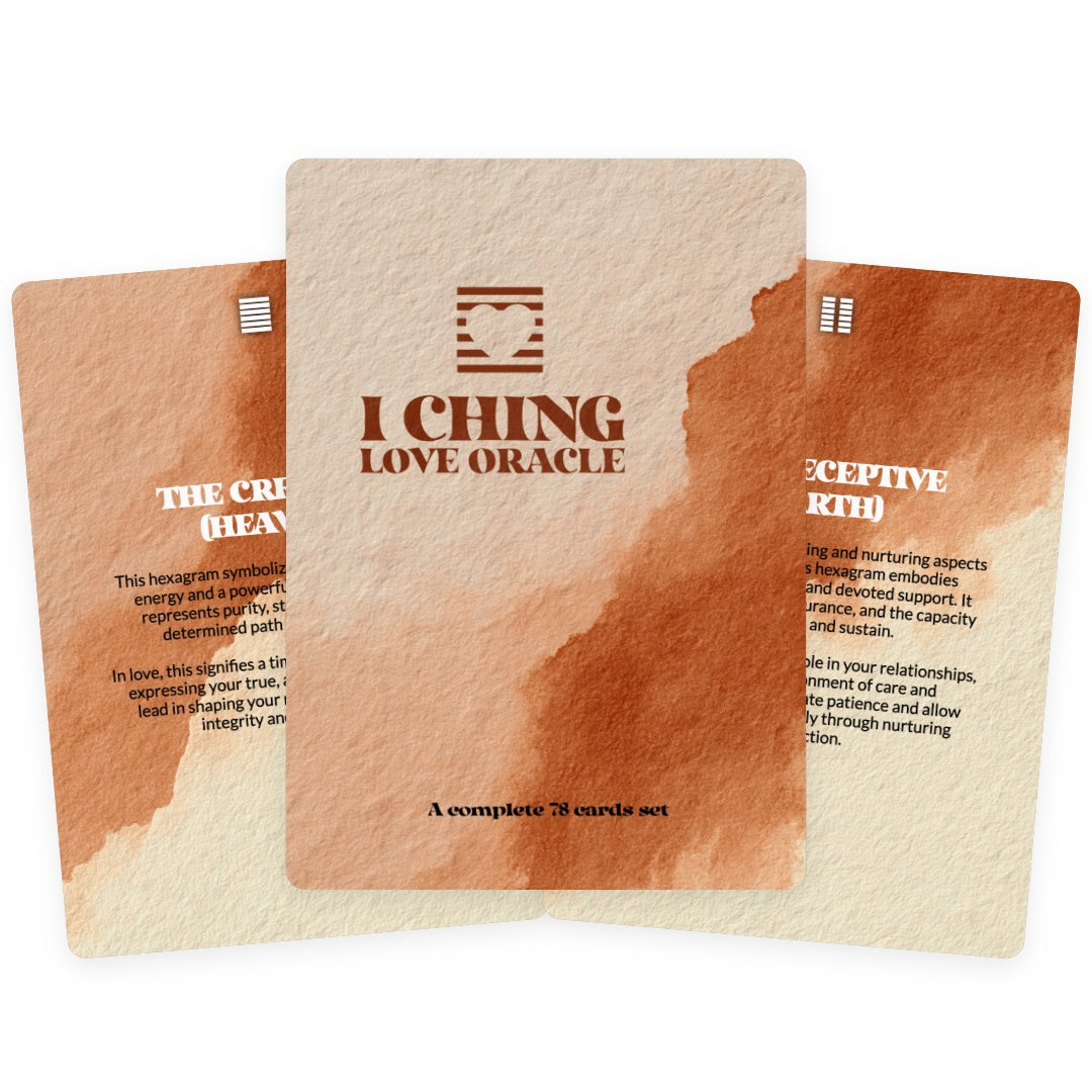 I Ching Love Oracle - A Complete 78 cards set
