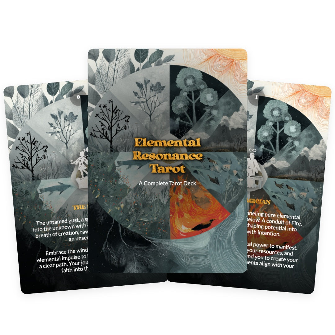 Elemental Resonance Tarot - 78 Cards