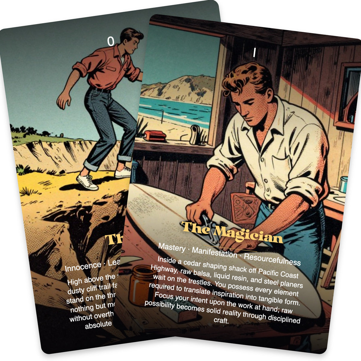 The Tarot of Malibu — arrangement 5