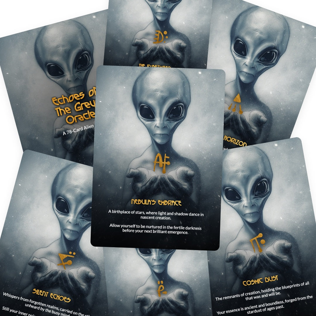 Echoes of The Greys - Oracle Cards - 78 Cards
