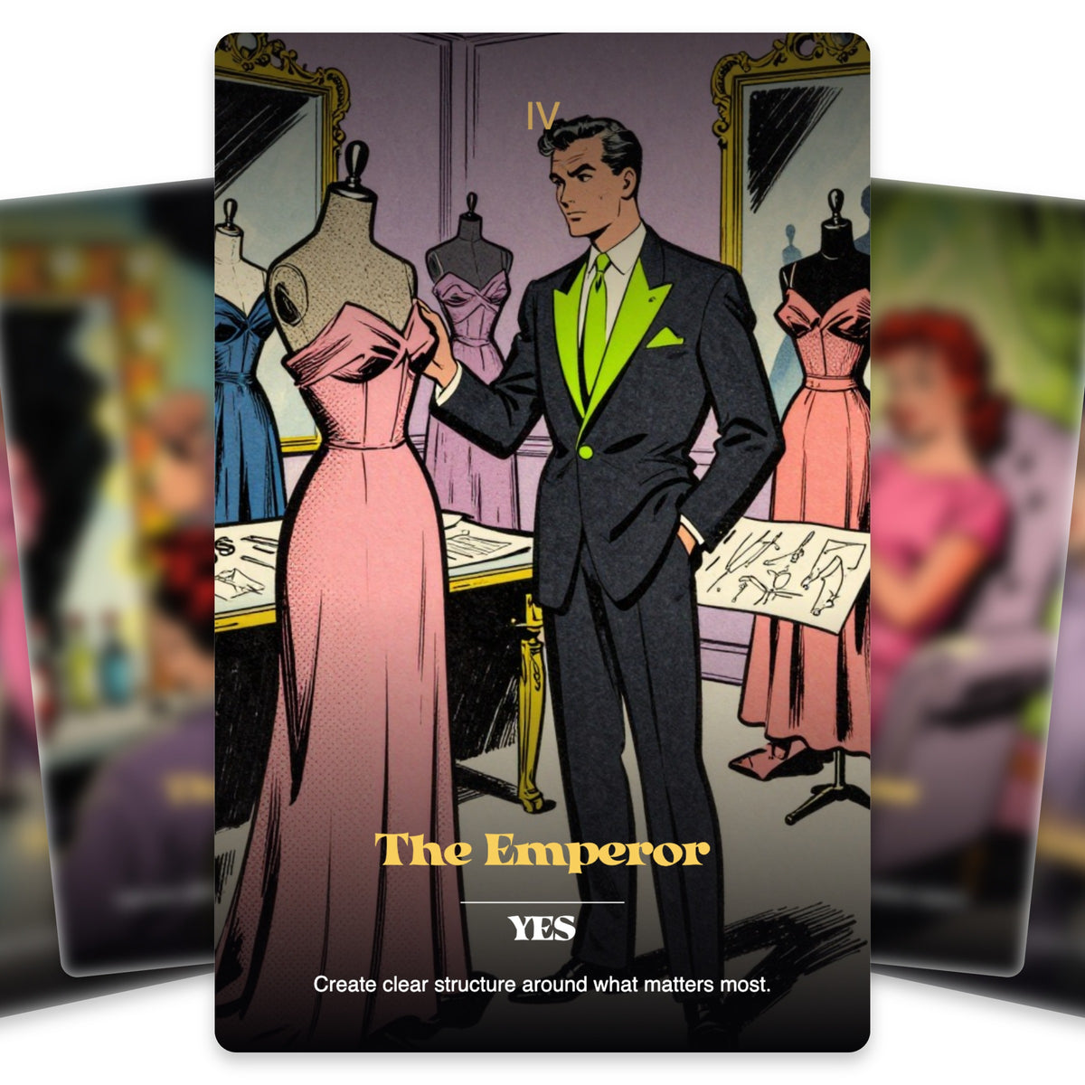 Looking Fabulous Tarot — arrangement 3