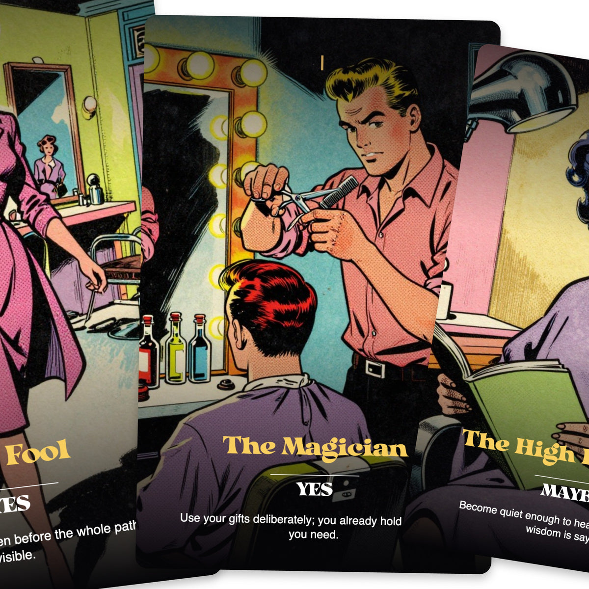 Looking Fabulous Tarot — arrangement 4