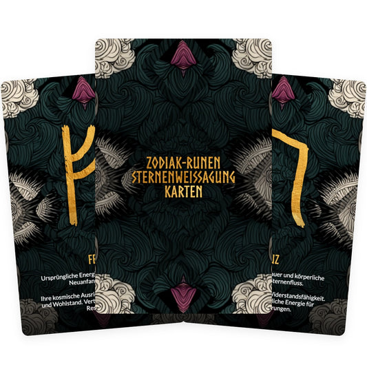 Zodiak-Runen: Sternenweissagung Karten