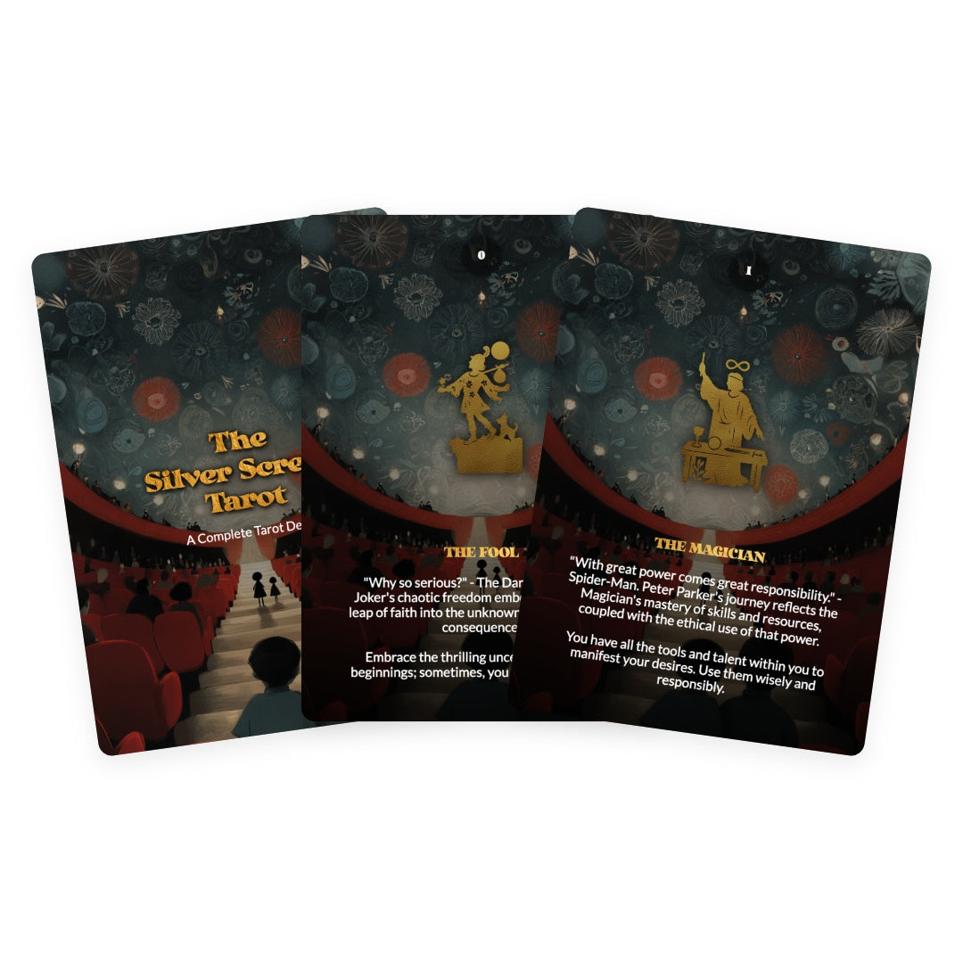 The Silver Screen Tarot  - 78 Cards