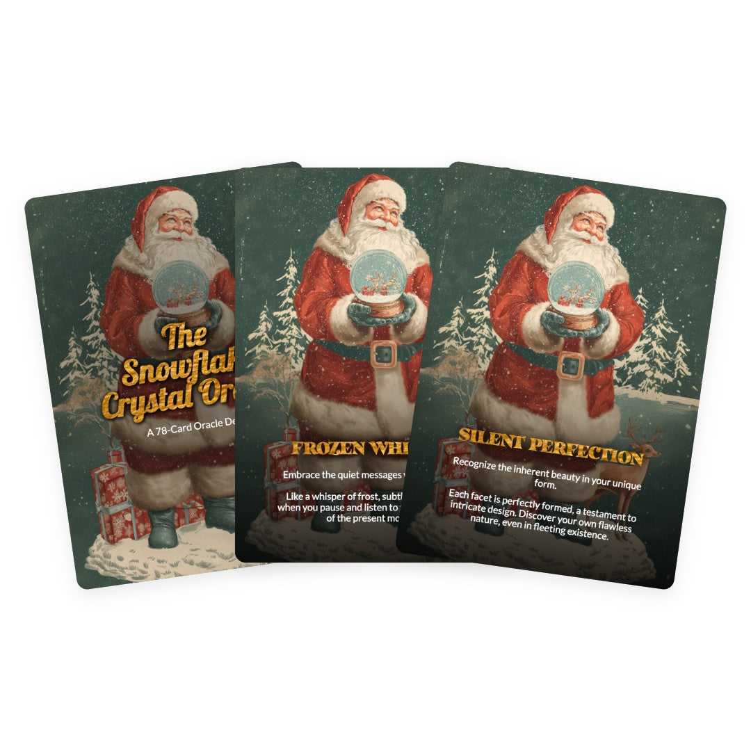 The Snowflake Crystal Oracle Deck - 78 Cards