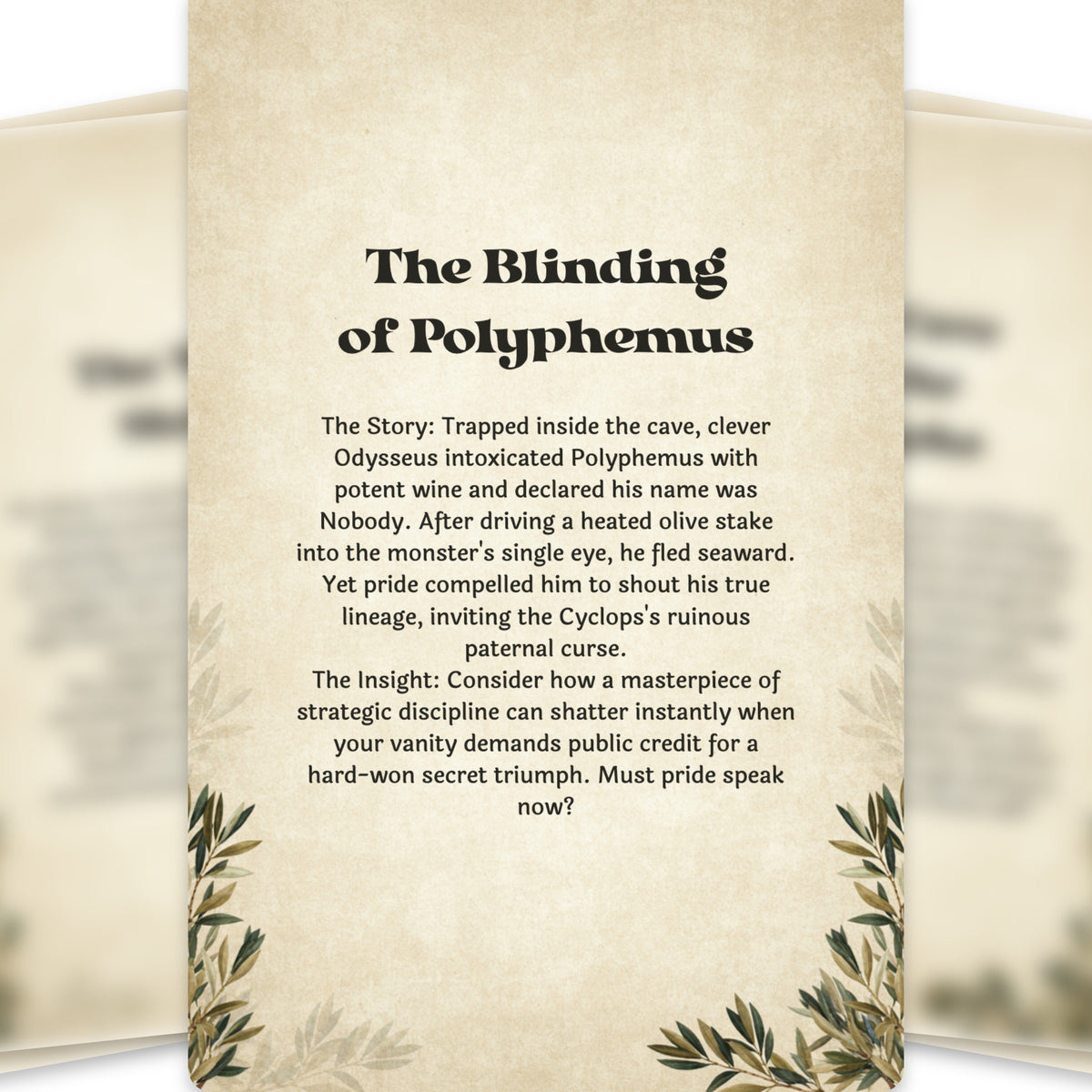 The Oracle of the Odyssey – Odysseus and Greek Mythology Oracle Cards, 22-Card Mythology Deck — arrangement 11