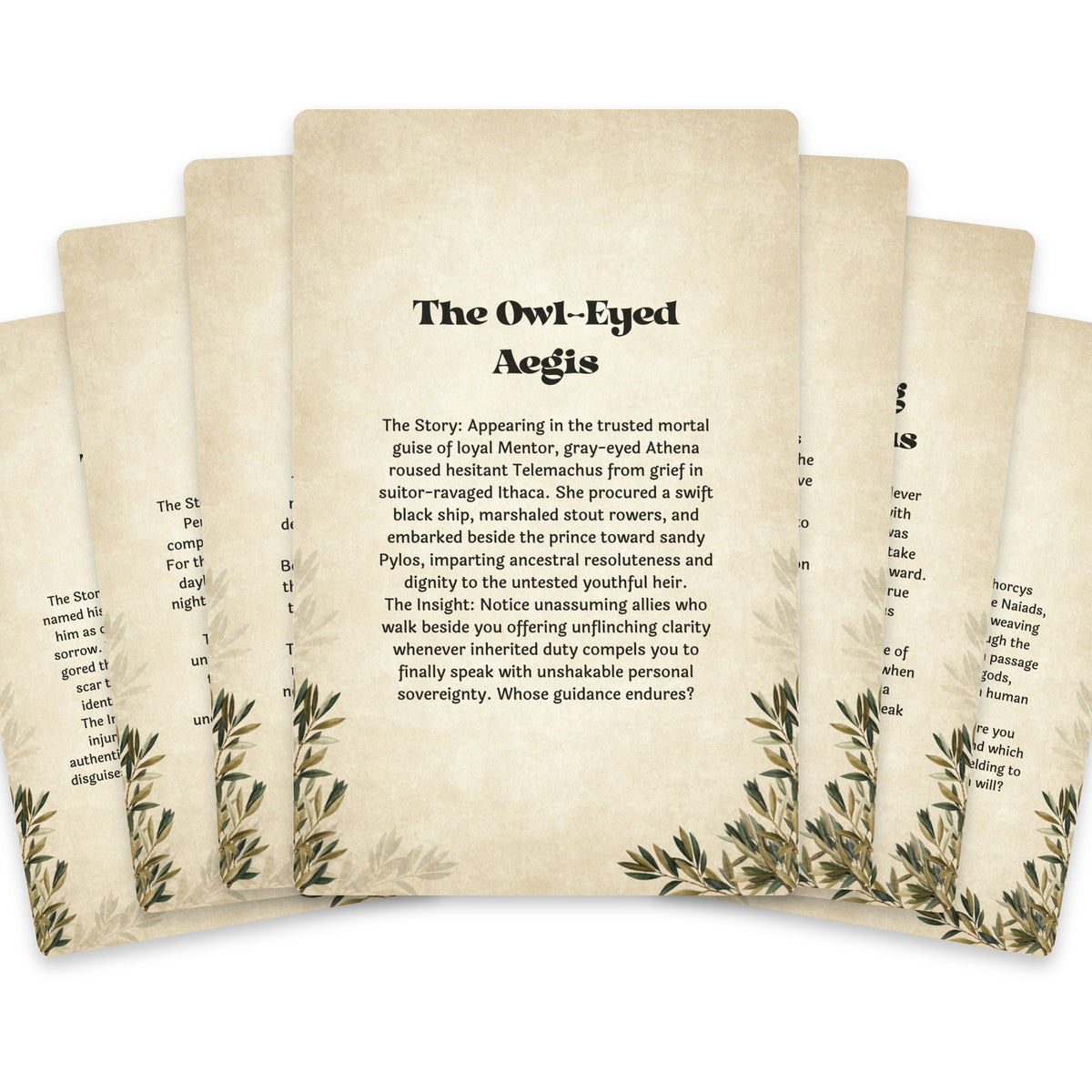 The Oracle of the Odyssey – Odysseus and Greek Mythology Oracle Cards, 22-Card Mythology Deck — arrangement 2