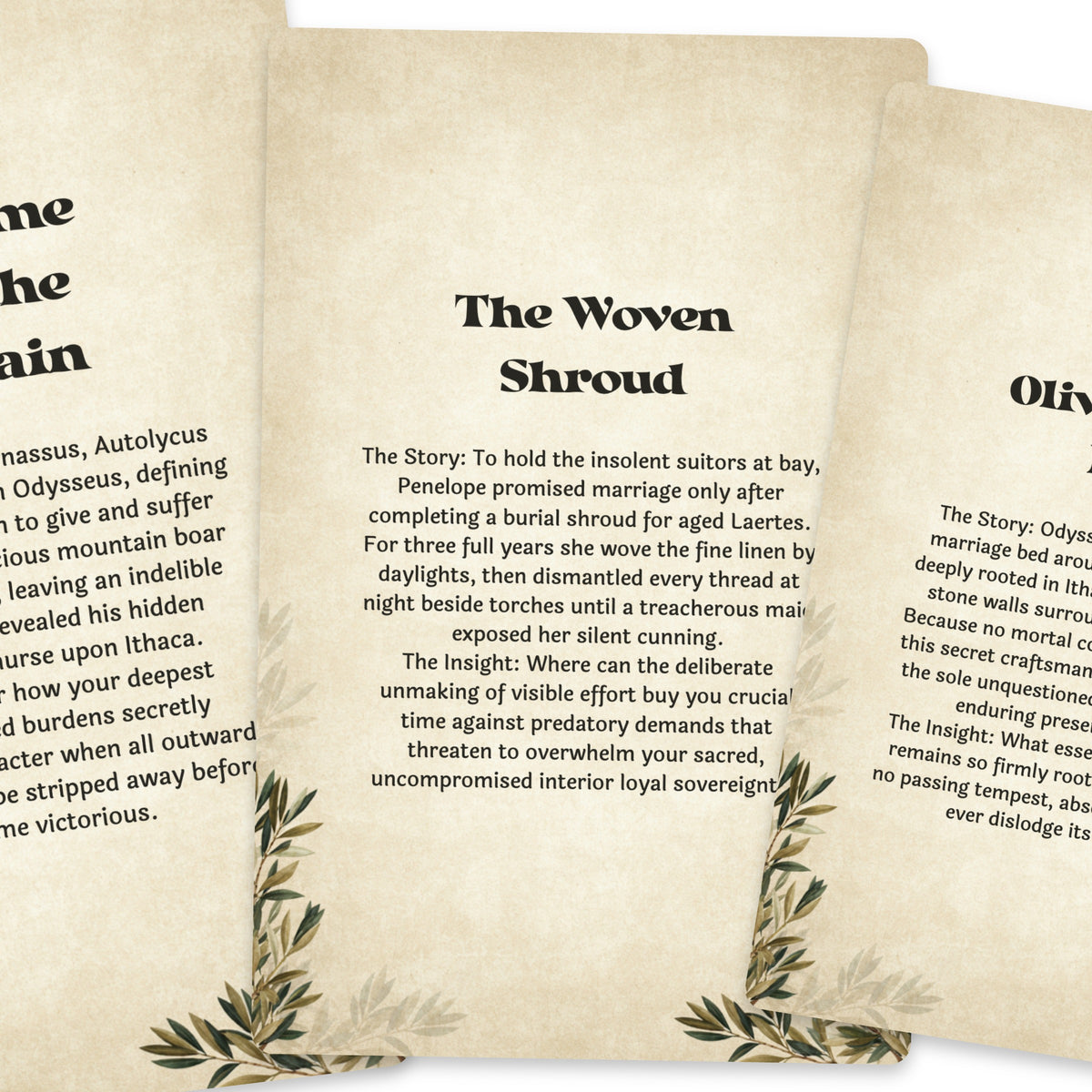 The Oracle of the Odyssey – Odysseus and Greek Mythology Oracle Cards, 22-Card Mythology Deck — arrangement 4