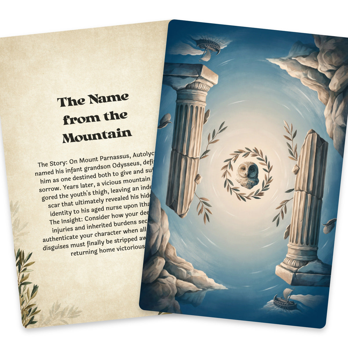 The Oracle of the Odyssey – Odysseus and Greek Mythology Oracle Cards, 22-Card Mythology Deck — arrangement 7