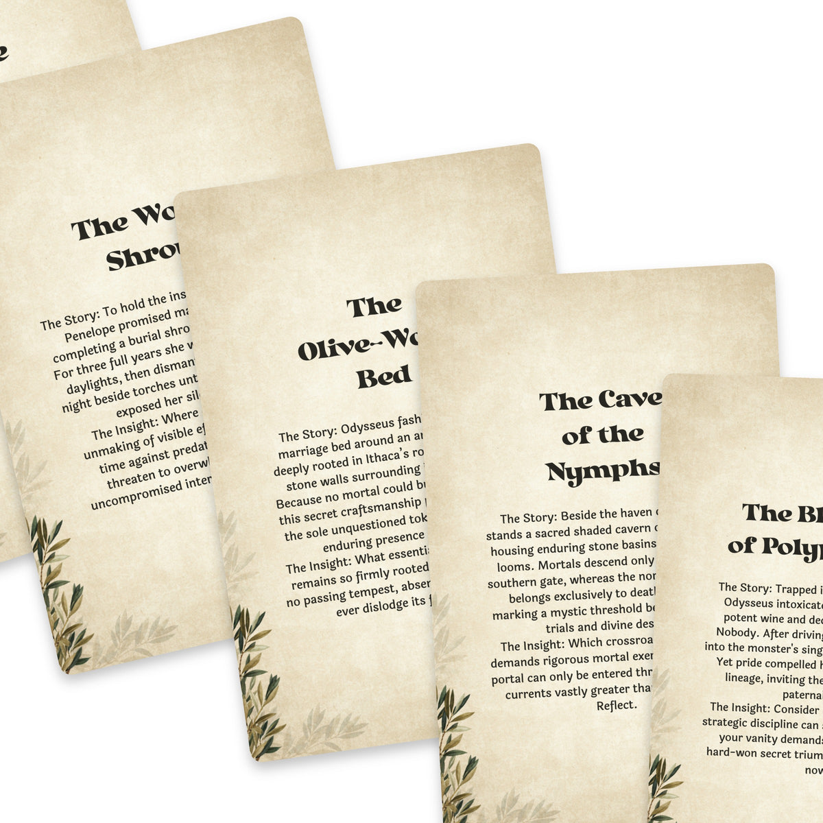 The Oracle of the Odyssey – Odysseus and Greek Mythology Oracle Cards, 22-Card Mythology Deck — arrangement 8