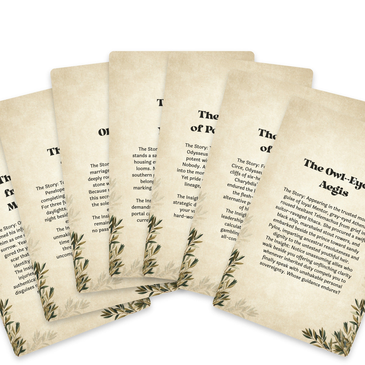 The Oracle of the Odyssey – Odysseus and Greek Mythology Oracle Cards, 22-Card Mythology Deck — arrangement 9