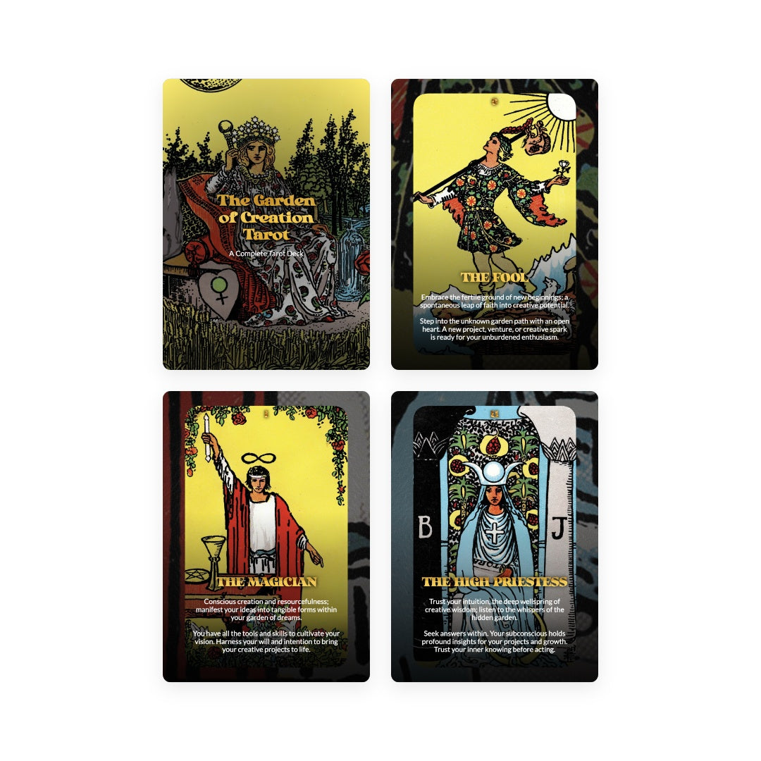 The Garden Of Creation Tarot - 78 Cards