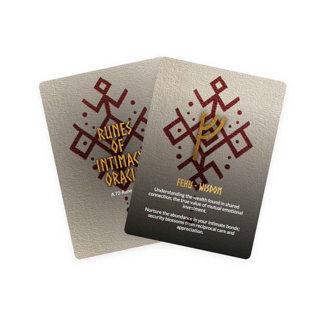 Runes of Intimacy Oracle Deck - 72 Cards