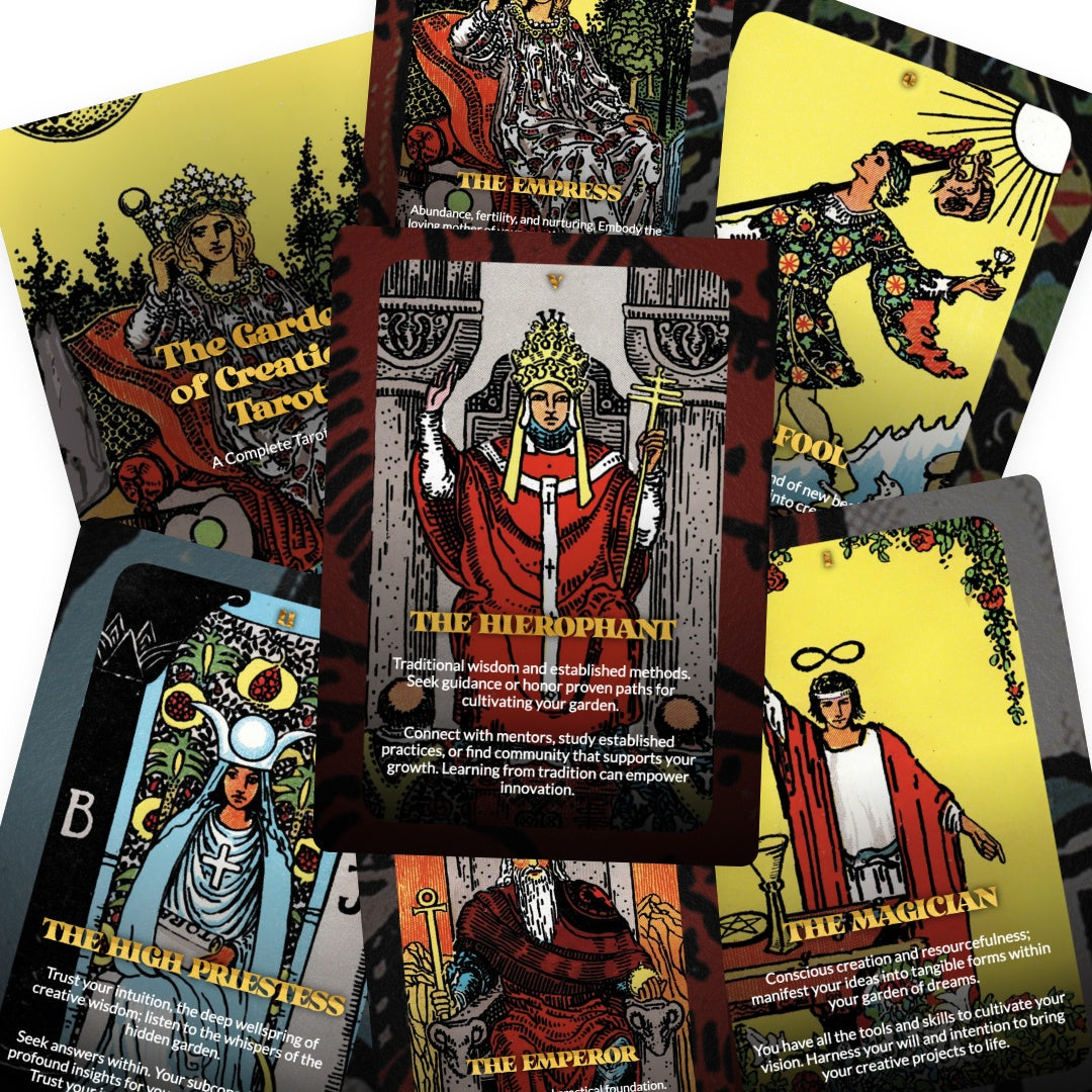 The Garden Of Creation Tarot - 78 Cards