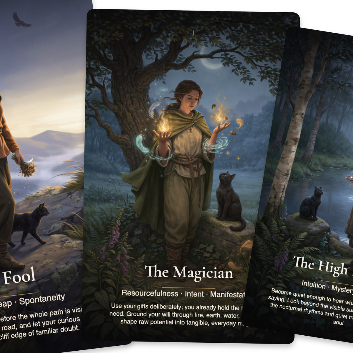 Wild Witch Tarot — arrangement 4