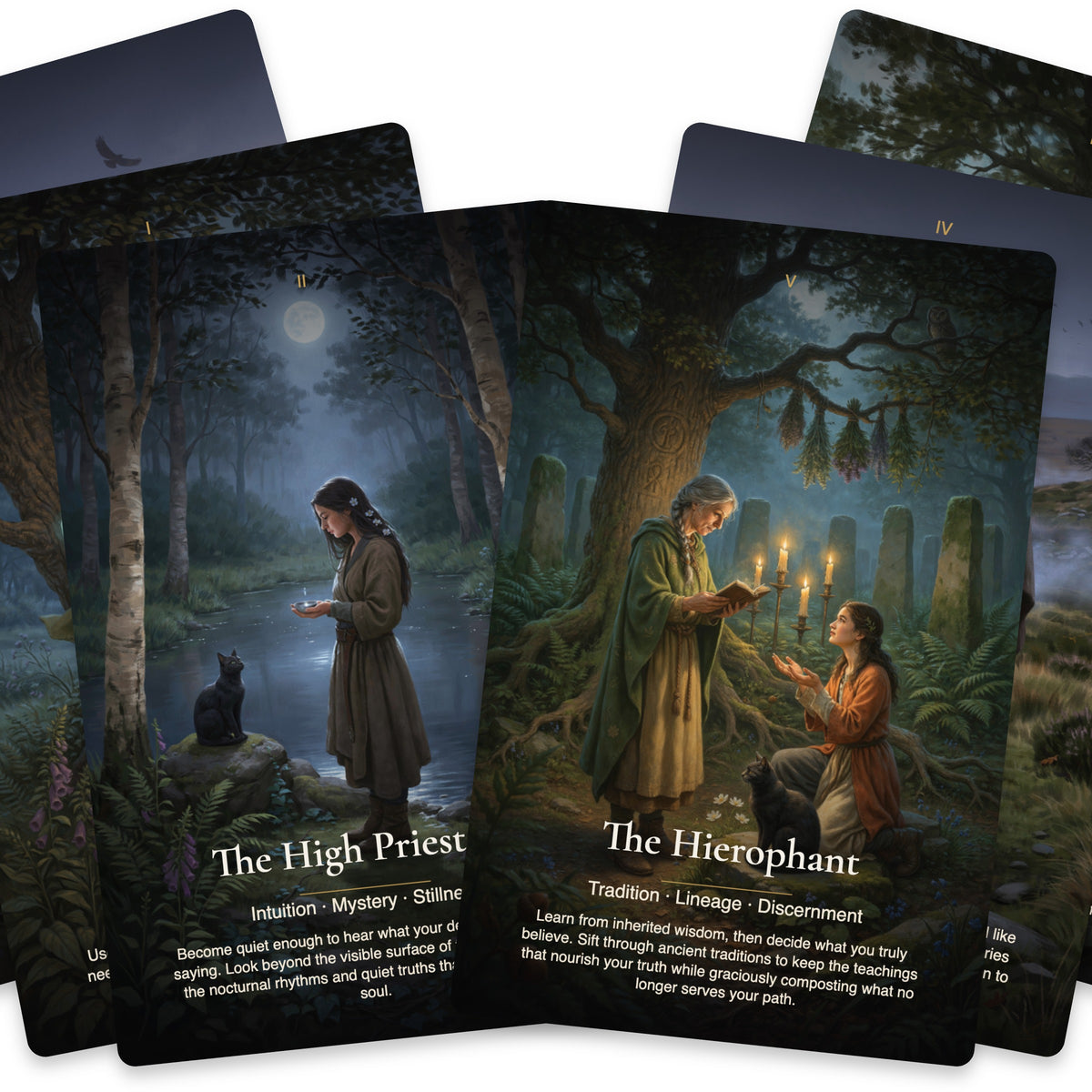 Wild Witch Tarot — arrangement 6