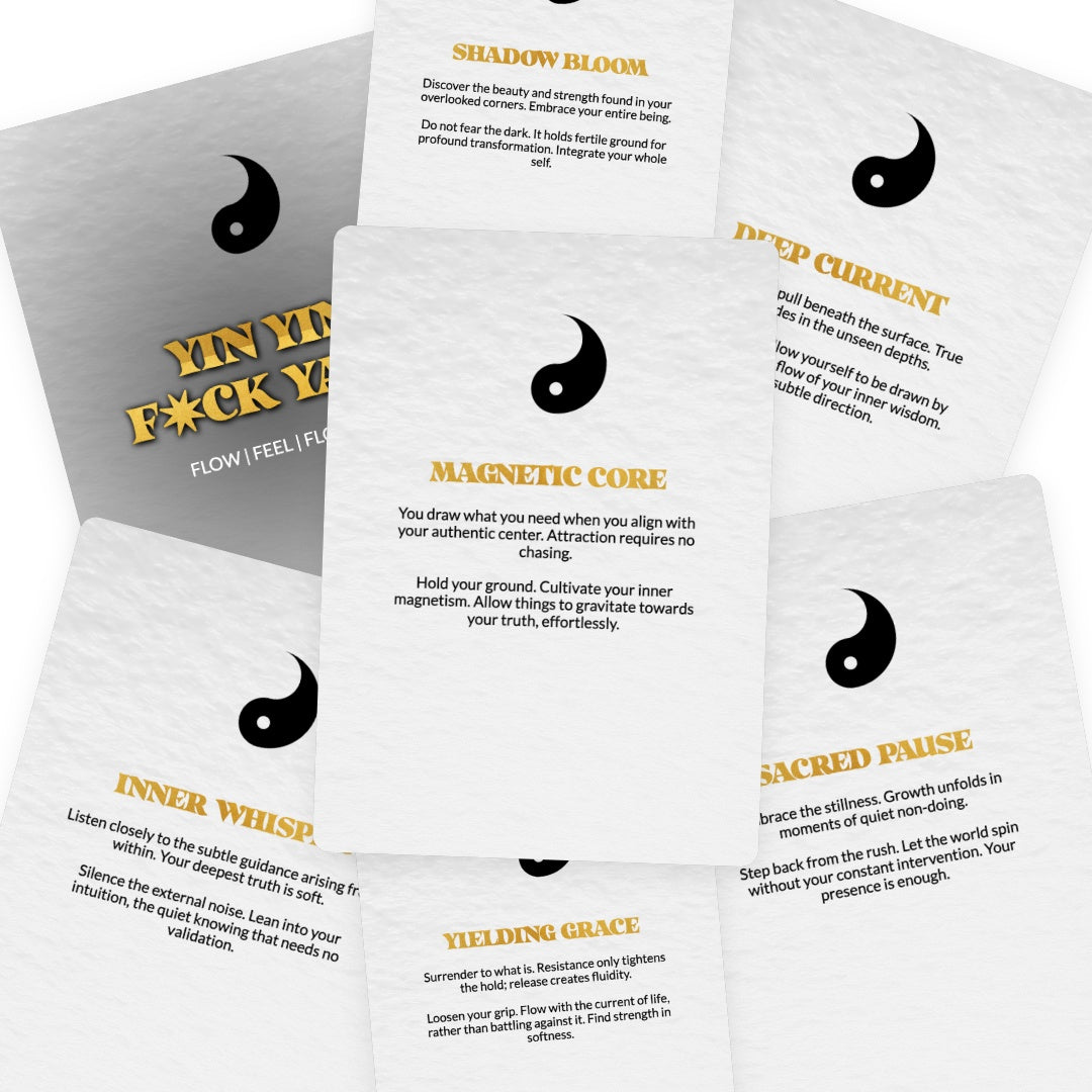 Yin Yin F*CK Yang Oracle Cards | Flow | Feel | Flourish