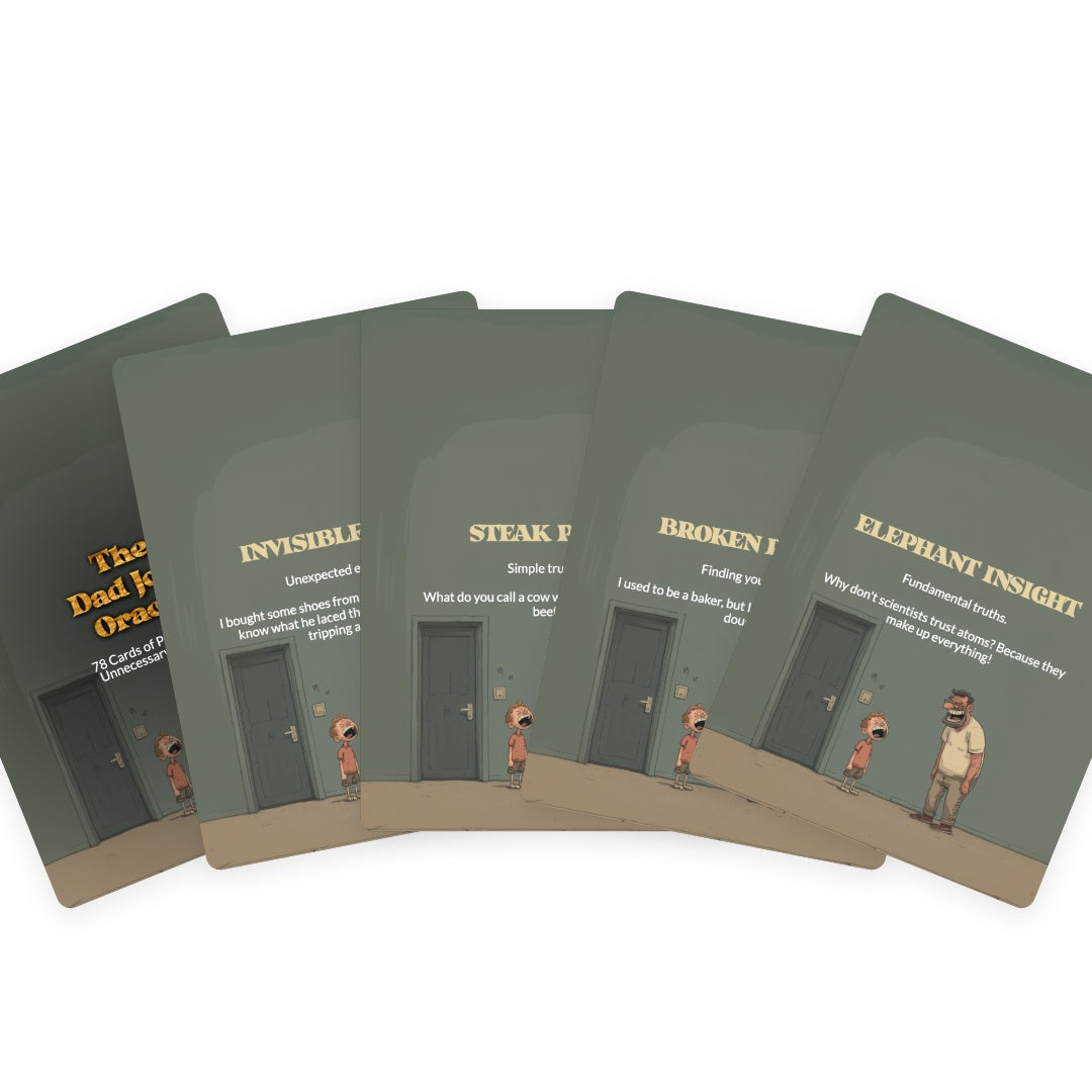 Dad Joke Oracle - 78 Cards of Profoundly  Unnecessary Wisdom