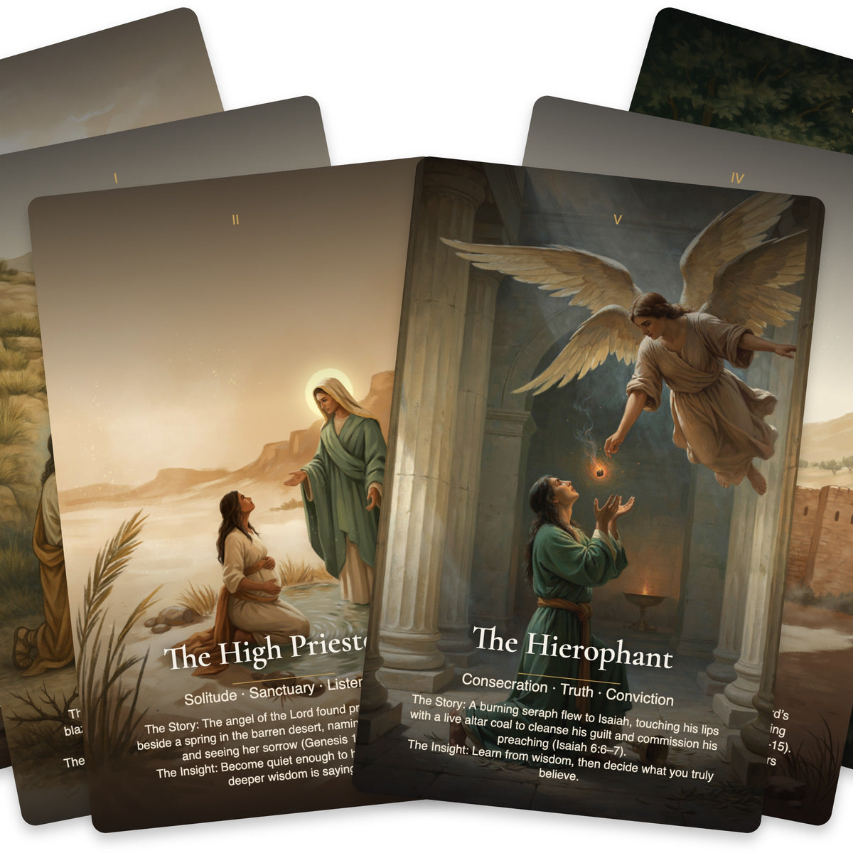 Angels & Messengers Tarot — arrangement 6