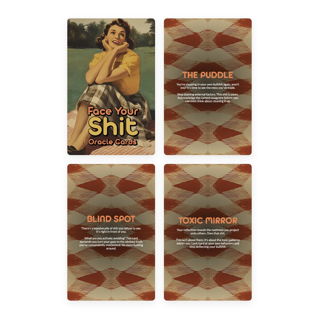 Face Your Shit - 22 oracle cards