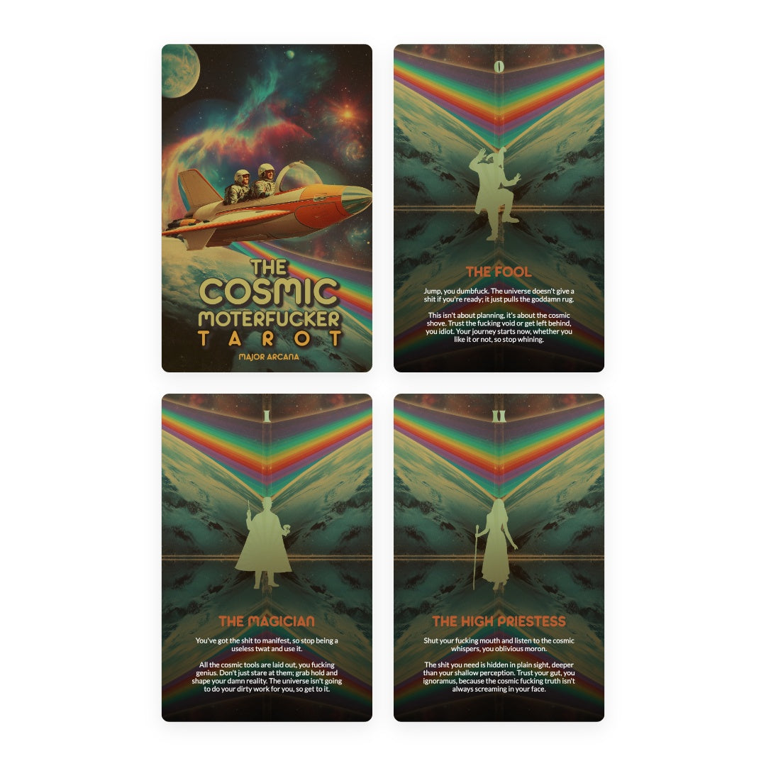 Cosmic Motherfucker Tarot - Major Arcana