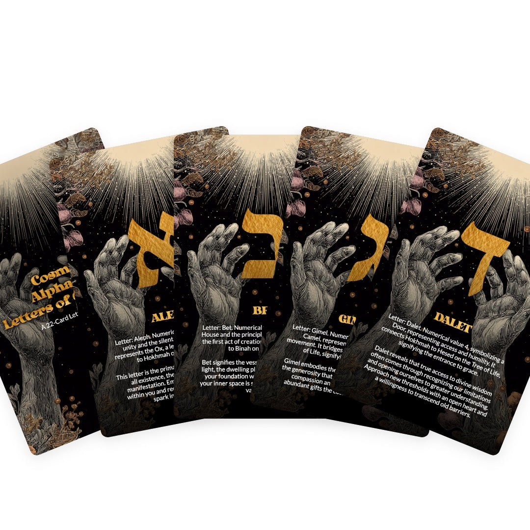 Cosmic Alphabet: Letters of Creation