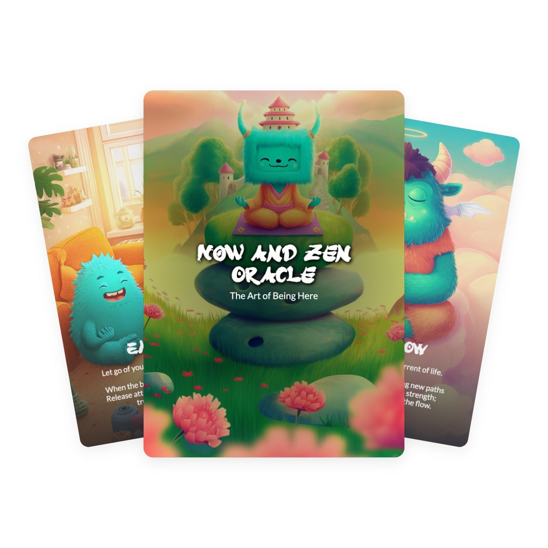 Now and Zen Oracle Deck - The Art of Being Here - 78 Cards