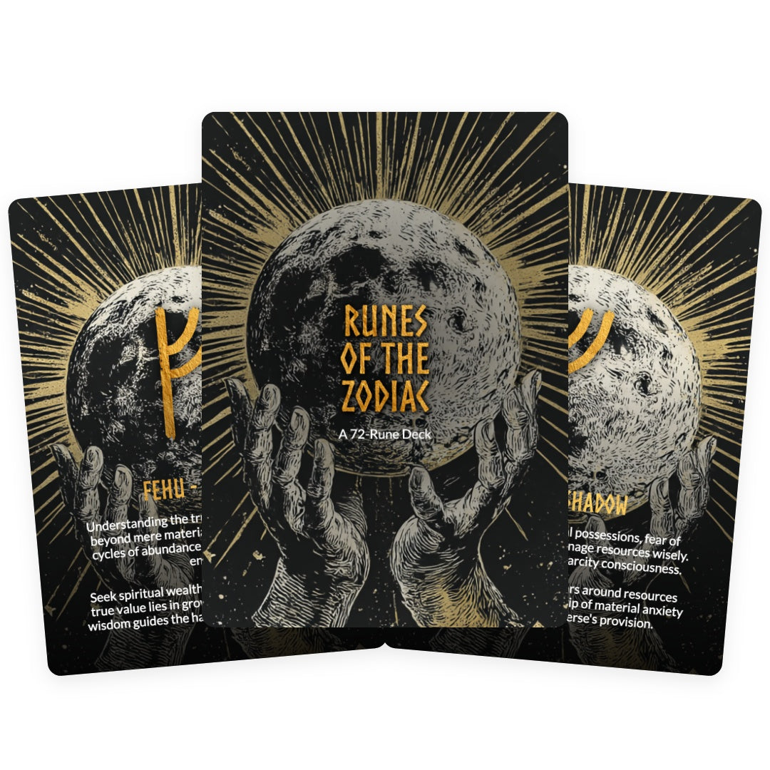 Runes  of the  Zodiac - 72 Cards