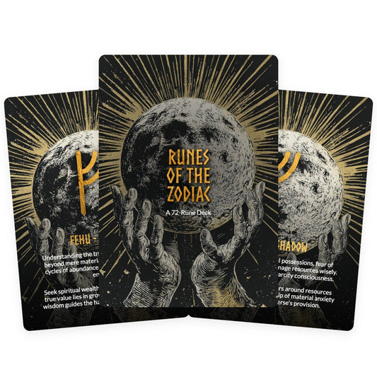 Runes  of the  Zodiac - 72 Cards