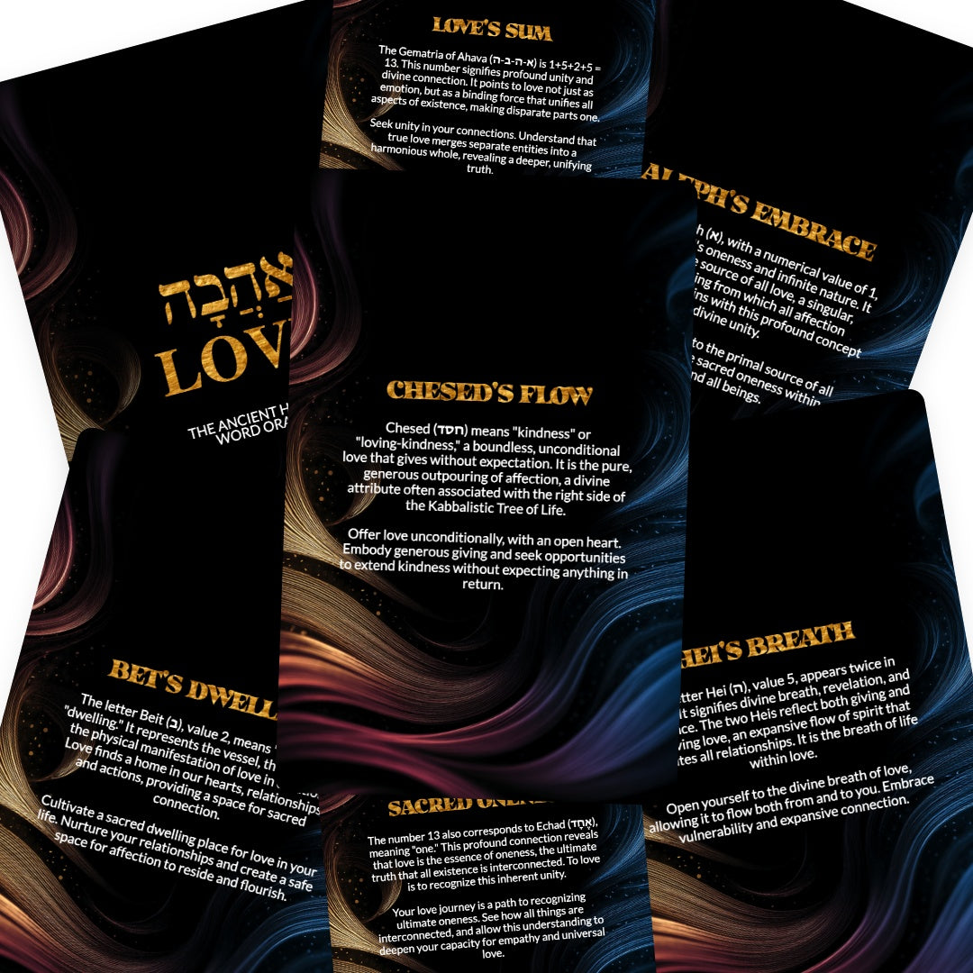 Ahava / Love - The Ancient Hebrew Word Oracle