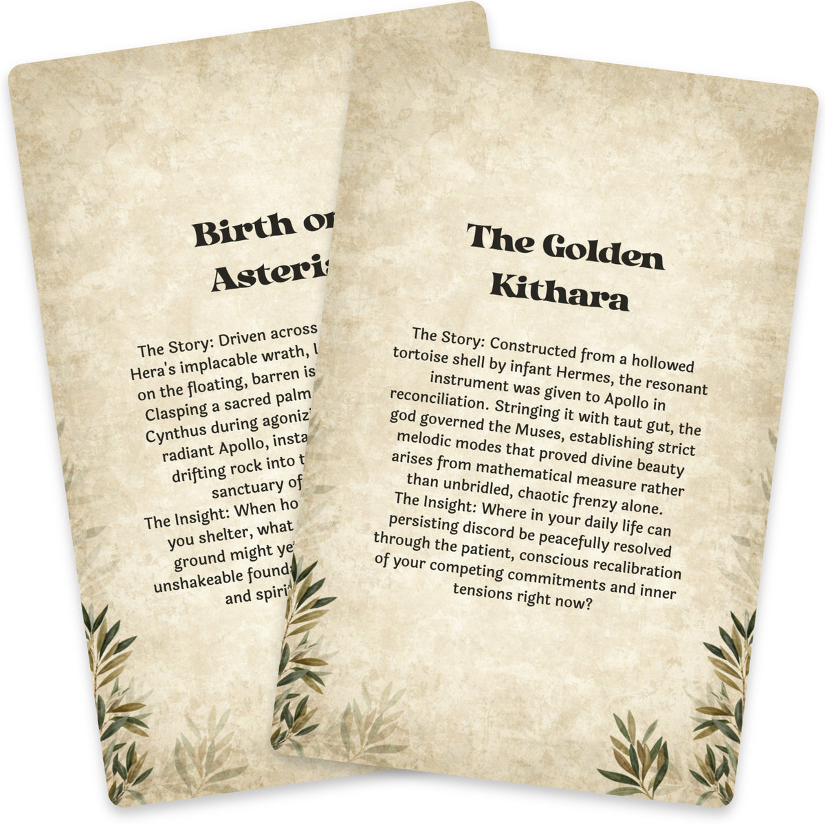 The Oracle of Apollo – Greek God of Music and Prophecy Oracle Cards, 22-Card Mythology Deck — arrangement 10