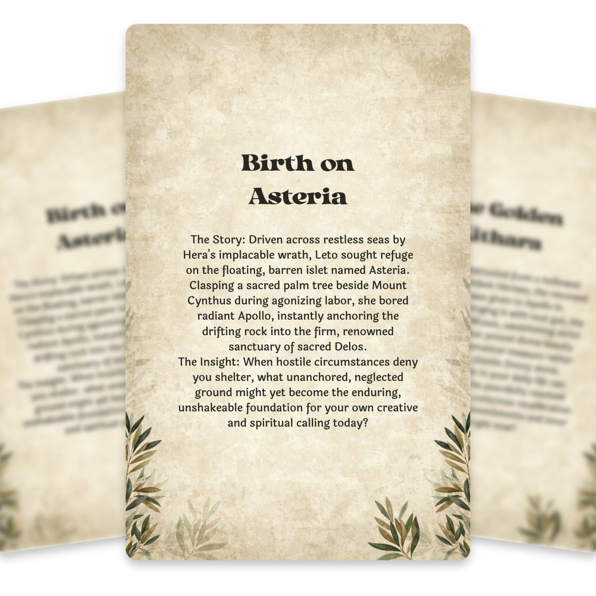 The Oracle of Apollo – Greek God of Music and Prophecy Oracle Cards, 22-Card Mythology Deck — arrangement 5