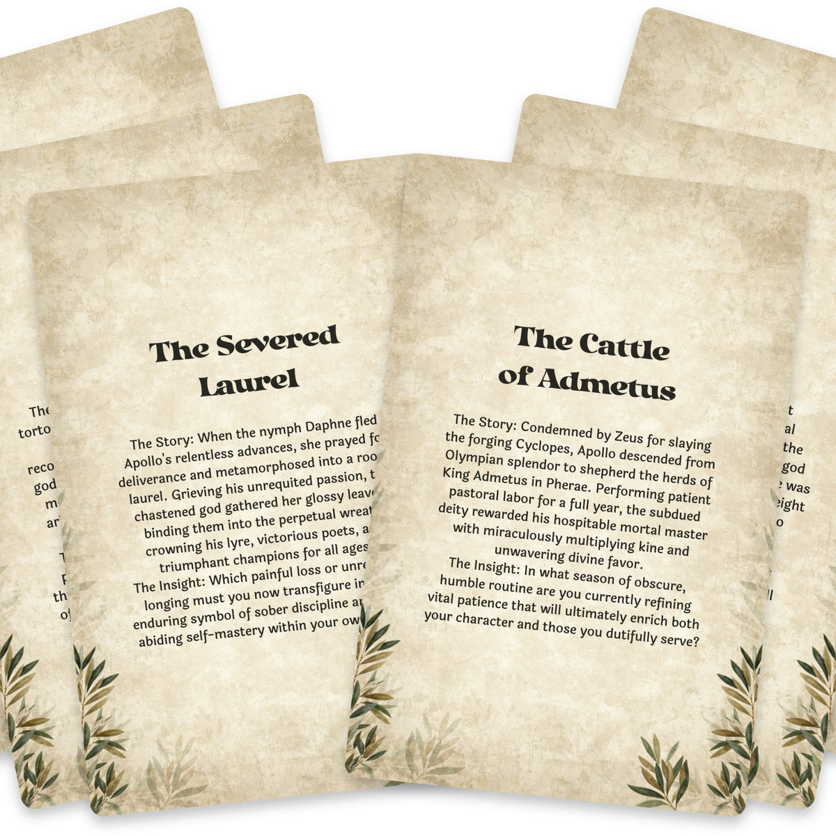 The Oracle of Apollo – Greek God of Music and Prophecy Oracle Cards, 22-Card Mythology Deck — arrangement 6