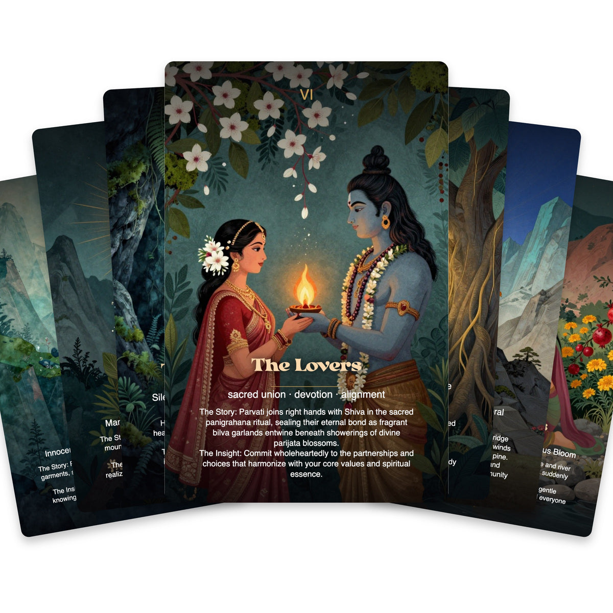 Parvati The Strength of Love Tarot — arrangement 3