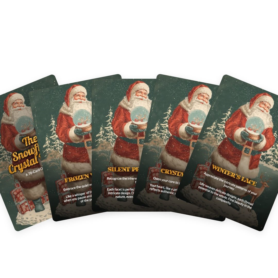 The Snowflake Crystal Oracle Deck - 78 Cards