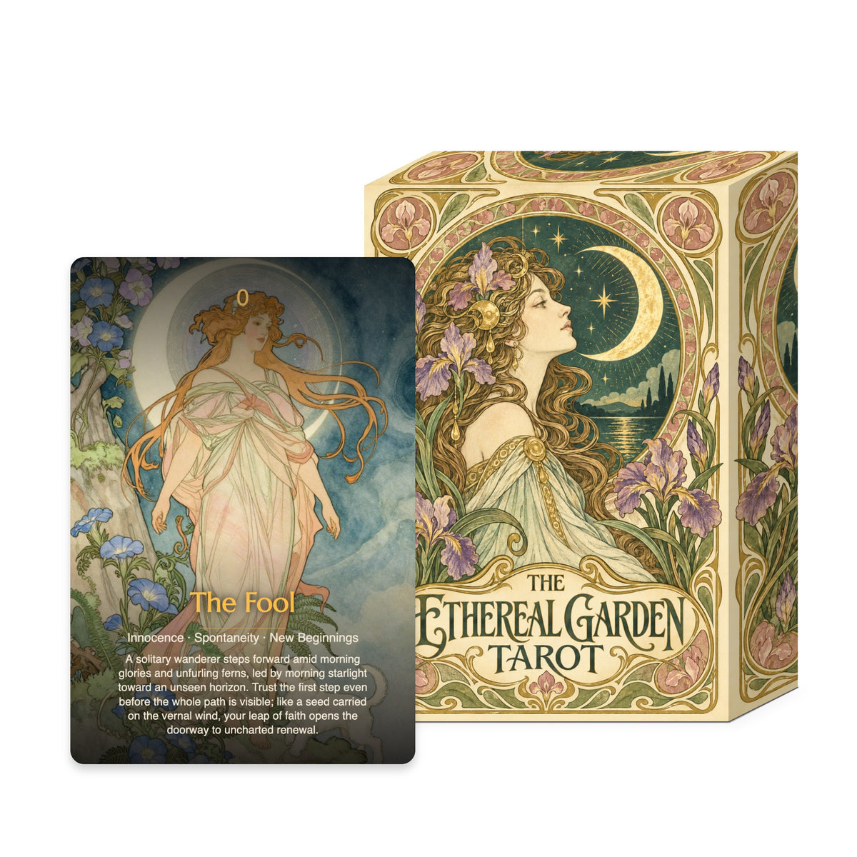 The Ethereal Garden Tarot - 78 Cards — arrangement 1