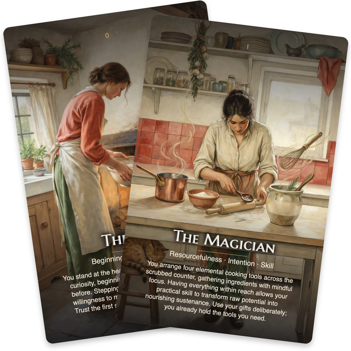 Kitchen Witch Tarot — arrangement 10
